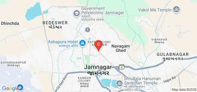 Shree DKV Arts and Science College, Jamnagar Map