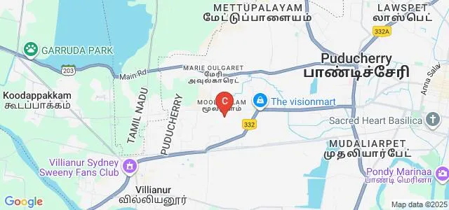 EIMS College of Nursing, Puducherry Map