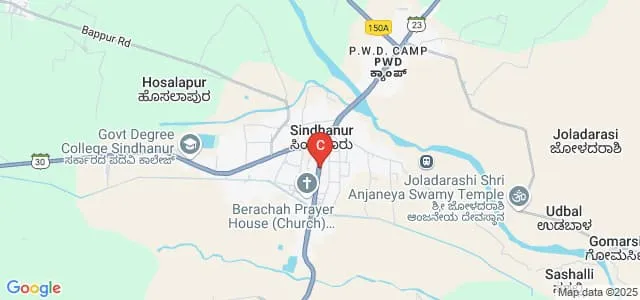Duddupudi Degree College for Women, Sindhanur Map