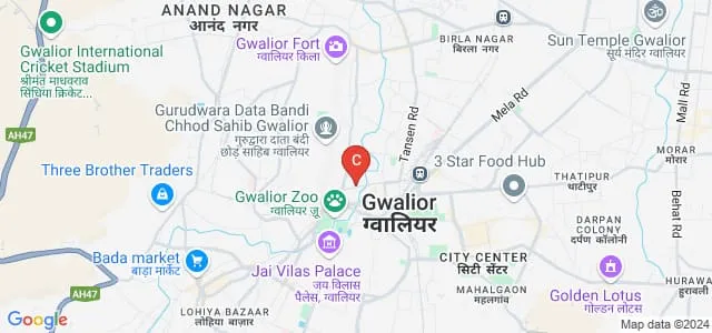 Laxmi Narayan Institute of Technology, Gwalior Map
