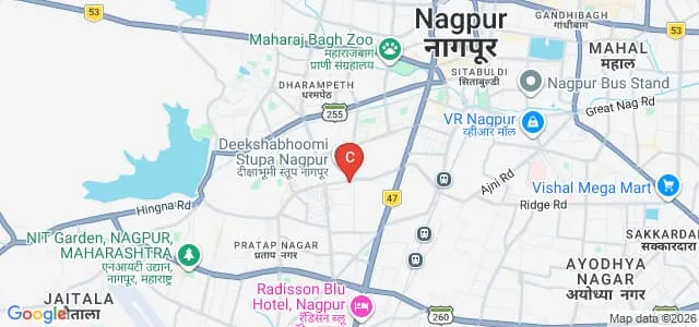 Government Art and Design College, Nagpur Map