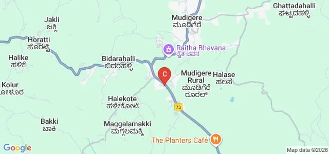 College of Horticulture, Mudigere Map