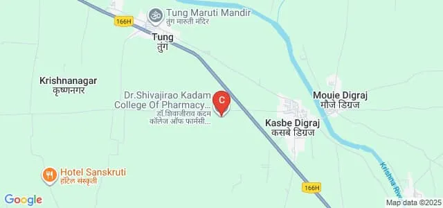 Dr Shivajirao Kadam College of Pharmacy, Sangli Map