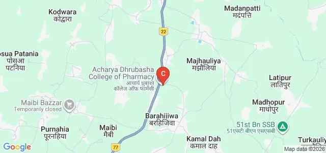 Mahatma Buddha Teachers Training College, Sitamarhi Map
