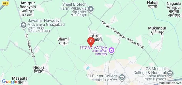 Mahatma Gautam Buddh Mahavidyalya, Pilkhuwa Map