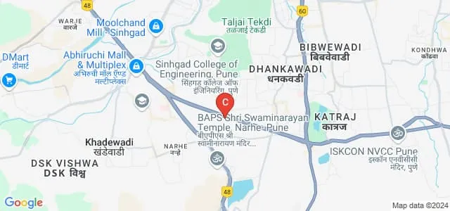 Abhinav Education Society College of Law, Pune Map