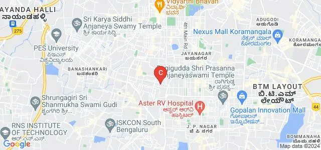 AVK Evening College, Bengaluru Map