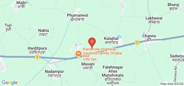 Asra Institute of Advanced Studies, Sangrur Map