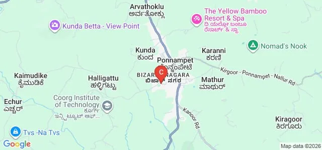 College of Forestry, Ponnampet Map