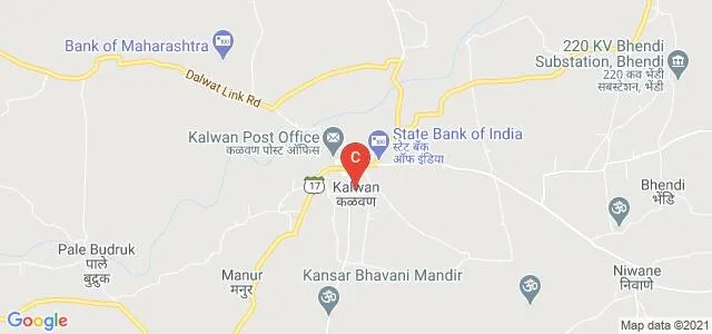 Shri Dhondu Baliram Pawar College of Management, Kalwan Map