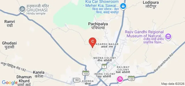 Radhakrishnan Teachers Training College, Sawai Madhopur Map