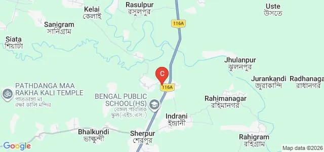 Alinagar Teachers Training College, Murshidabad Map
