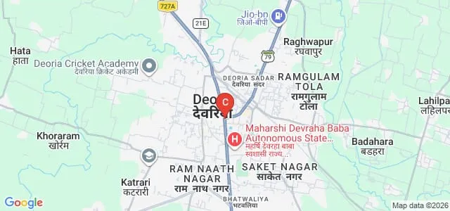 RP Polytechnic College, Deoria Map