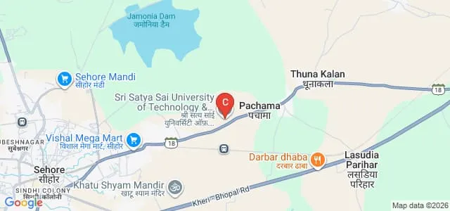 School of Hotel Management, Sri Satya Sai University of Technology and Medical Sciences, Sehore Map