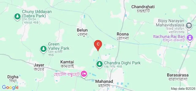 Raja Rammohan College of Education, Pandua Map