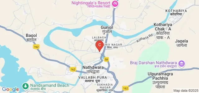 Nitya Lilasth Tilkayat Shri Govind Lal Ji Maharaj Government Girls College, Nathdwara Map