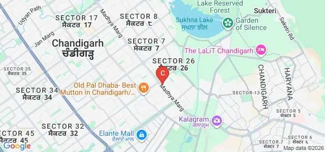 Chandigarh College of Engineering and Technology, Chandigarh Map
