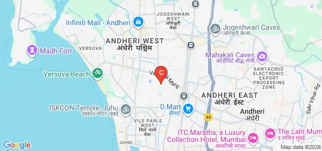 School of Broadcasting and Communication, Mumbai Map