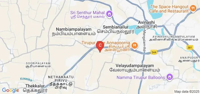Revathi College of Nursing, Tirupur Map