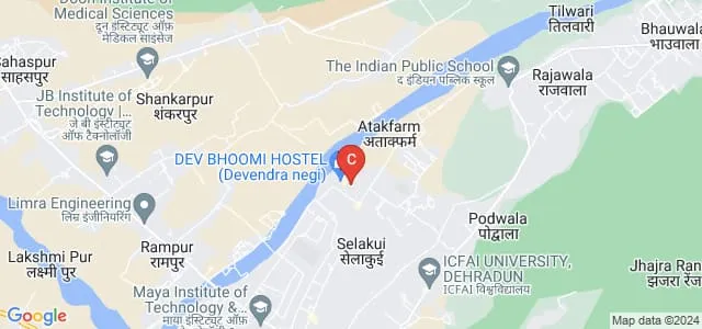 Doon School of Modern Media, DBS Global University, Dehradun Map