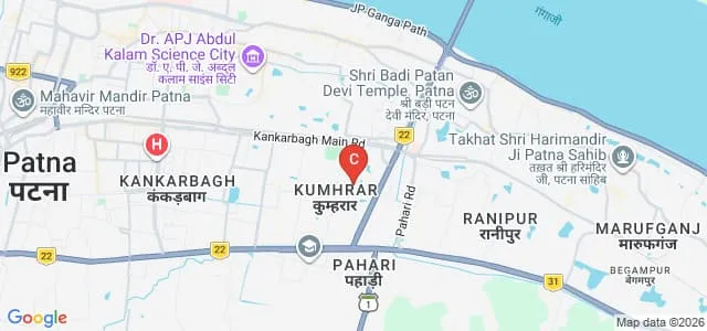 National Institute of Health Education and Research, Patna Map