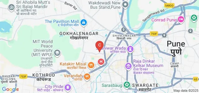Marathwada Mitra Mandal's College of Commerce, Pune Map