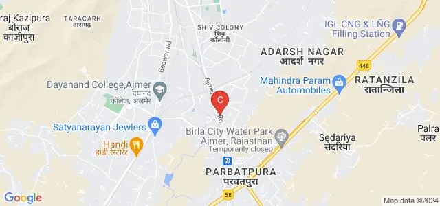Arya Narayani Devi College, Ajmer Map