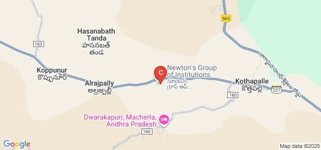 Newton's Institute of Engineering, Guntur Map