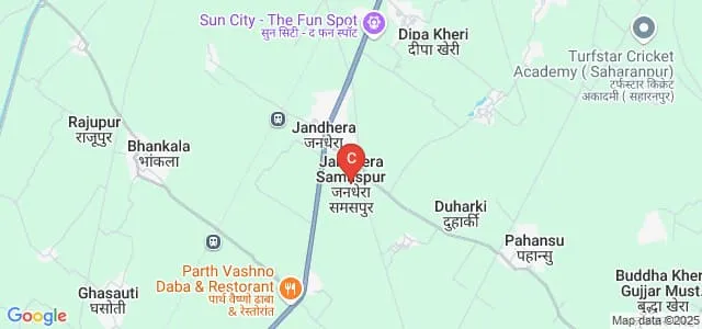 Vidya Devi Kanya Mahavidyalaya, Saharanpur Map