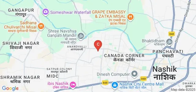 Bhonsala Military College, Nashik Map