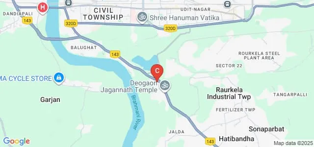 Gandhi Mahavidyalaya, Rourkela Map