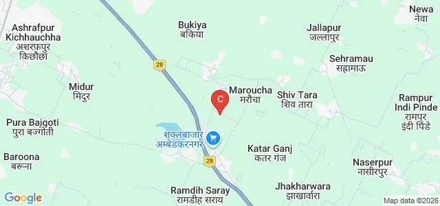Prakash Shikshan Prashikshan Sansthan, Ambedkar Nagar Map