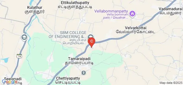 St Antony's College of Arts and Sciences for Women, Dindigul Map