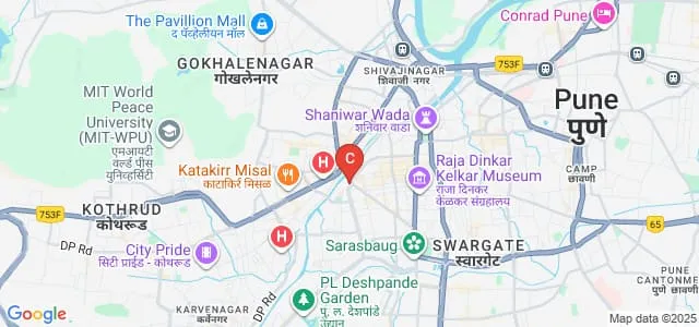 Bharati Vidyapeeth Deemed University, Social Sciences Centre, Pune Map