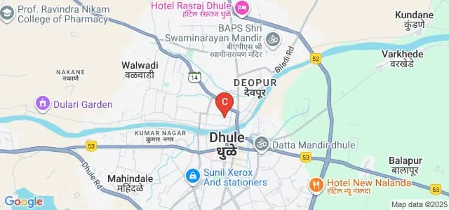 Dr Babasaheb Ambedkar Memorial College of Law, Dhule Map