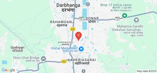 Sarjug Dental College and Hospital, Laheriasarai Map