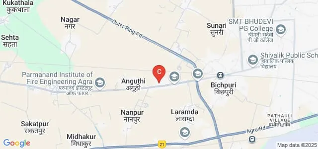 Raja Balwant Singh Engineering Technical Campus, Bichpuri Map