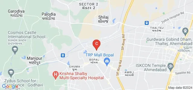 International Centre for Entrepreneurship and Career Development, Ahmedabad Map