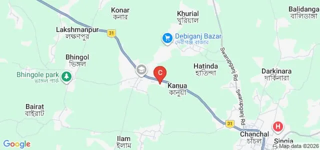 Chanchal B Ed College, Malda Map