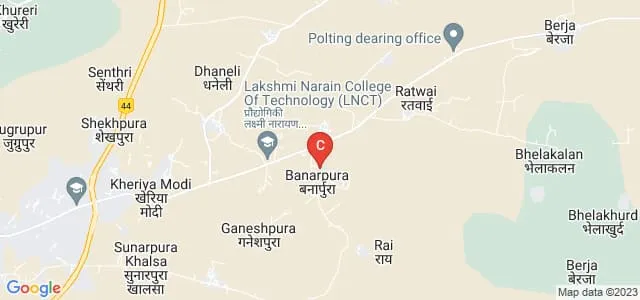 Mother Teresa Institute of Nursing, Gwalior Map