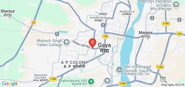 Mirza Ghalib College, Gaya Map
