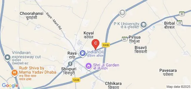 ODM College, Mathura Map