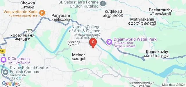 Nirmala Institute of Technology, Chalakudy Map