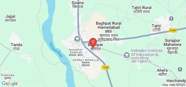 Gandhi Vidya Niketan Degree College, Baghpat Map