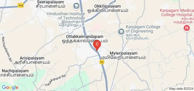 Sasi Creative School of Business, Coimbatore Map