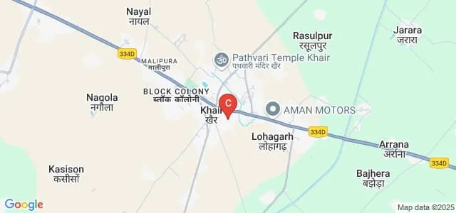 Shri Khushi Ram Mahavidyalaya, Aligarh Map