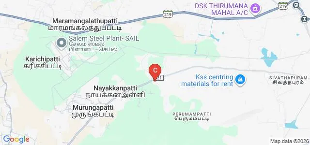 Sivaraj Siddha Medical College, Salem Map