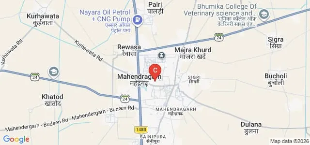 Rao Sultan Singh College of Education, Mahendragarh Map