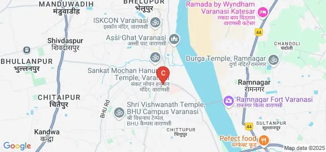 Maharani Gulab Kumari Mahila Mahavidyalaya, Varanasi Map
