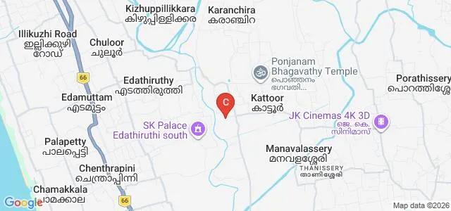 Euphrasia Training College for Women, Thrissur Map